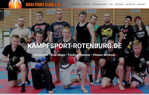 Vorschau von kampfsport-rotenburg.de, Kusi FightClub Rotenburg e.V.