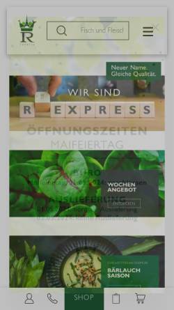 Vorschau der mobilen Webseite rungisexpress.com, RUNGIS express GmbH