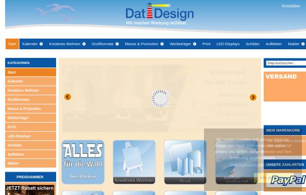 Vorschau von www.datdesign.de, Dat Design GmbH