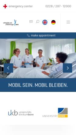 Klinik für Orthopädie und Unfallchirurgie der Uniklinik Bonn
