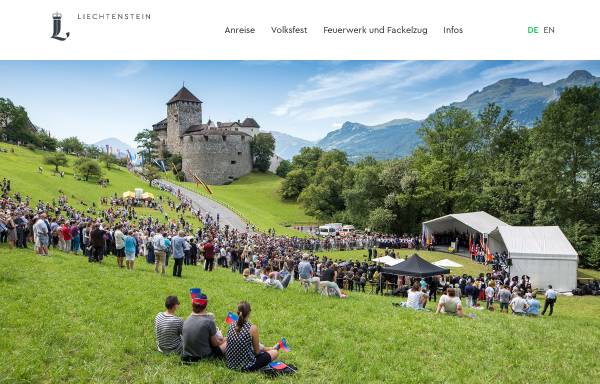 Vorschau von www.staatsfeiertag.li, Staatsfeiertag in Liechtenstein