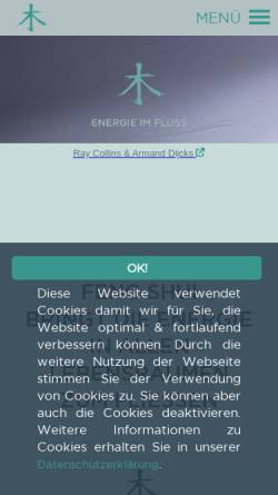 Vorschau der mobilen Webseite www.fengshui-energieimfluss.de, Elke Cassebaum