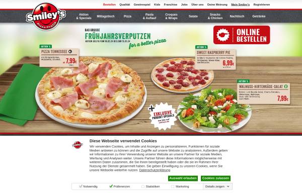 Smiley's Pizza Profis, Smiley's Franchise GmbH