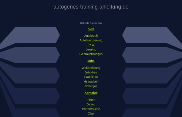 Vorschau von autogenes-training-anleitung.de, Autogenes Training