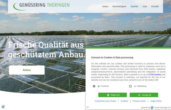 Vorschau von www.gemuesering-thueringen.de, Gemüsering Thüringen GmbH
