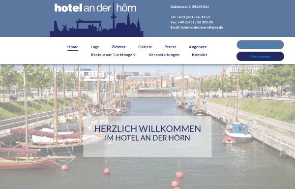 Vorschau von www.an-der-hoern.de, Hotel an der Hörn