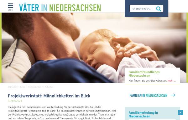 Vorschau von www.vaeter-in-niedersachsen.de, ViN - Väter in Niedersachsen