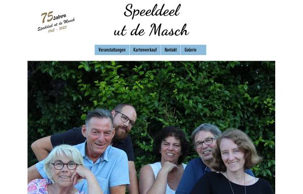 Vorschau von www.speeldeel-ut-de-masch.de, Speeldeel ut de Masch e.V.
