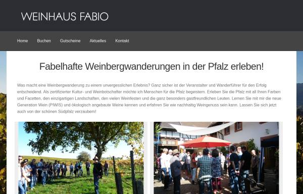 Vorschau von www.fabiowein.de, Weinhaus Fabio, Inh. Bernd Eck