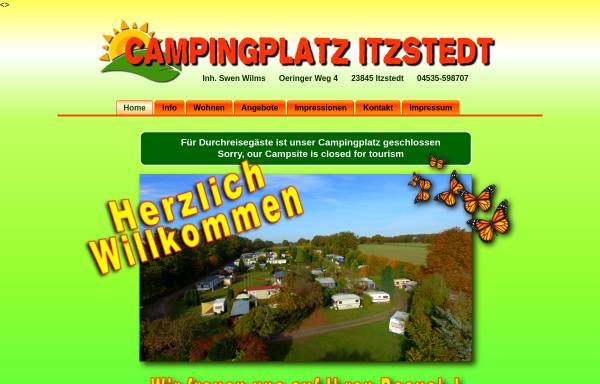 Vorschau von www.campingplatz-itzstedt.de, Campingplatz Itzstedt