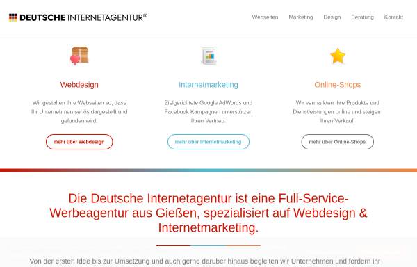 Vorschau von www.deutsche-internetagentur.de, Deutsche Internetagentur, Inhaber: Jan Payman Ameli