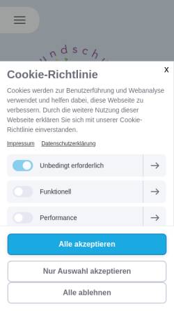 Vorschau der mobilen Webseite www.grundschule-bokel.de, Grundschule Bokel [Bokel]