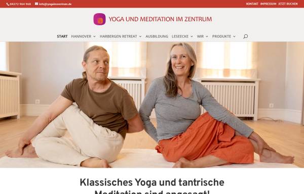 Vorschau von www.yogaimzentrum.de, Yoga und Meditation im Zentrum