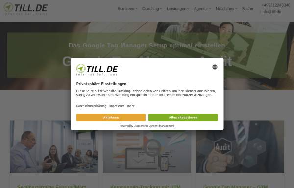 Vorschau von www.till.de, Internetagentur TILL.DE GmbH