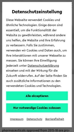 Vorschau der mobilen Webseite www.cellculturetechnology.de, AG Zellkulturtechnik