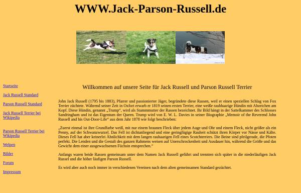 Vorschau von jack-parson-russell.de, Jack Parson Russell Terrier