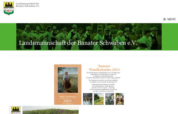 Vorschau von www.banater-schwaben.org, Landsmannschaft der Banater Schwaben e. V.