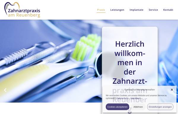 Vorschau von www.zahnarzt-essen-borbeck.de, Zahnarztpraxis Dr. H.-W. Balding