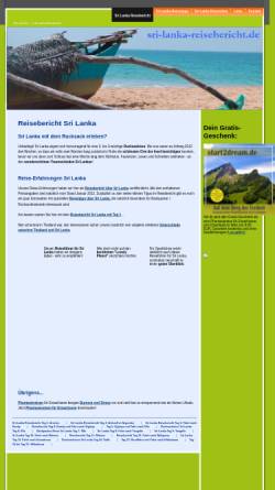 Vorschau der mobilen Webseite www.sri-lanka-reisebericht.de, Reisebericht Sri Lanka [Nils Klippstein]