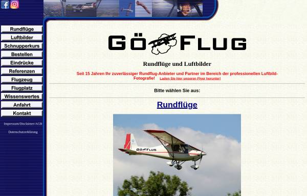 Vorschau von www.goeflug.de, Gö-Flug