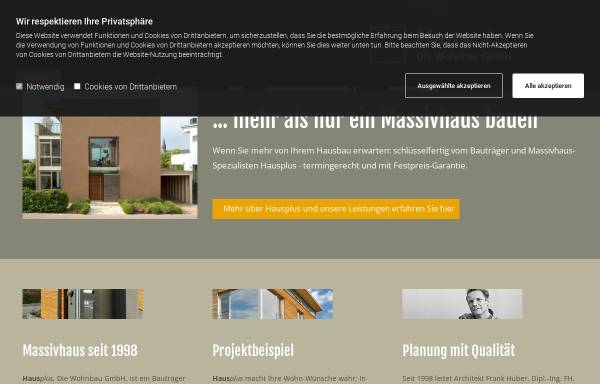 Vorschau von www.hausplus.de, Hausplus, mehr als nur ein Massivhaus bauen