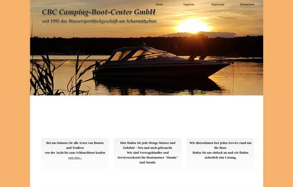 Vorschau von www.cbc-boot.de, CBC Camping-Boot-Center GmbH