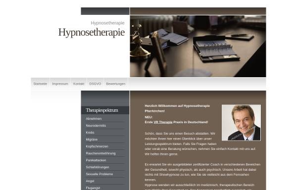 Vorschau von www.die-hypnose-therapie.de, Gerhard Stummer