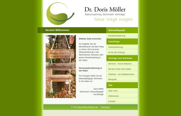 Vorschau von www.neue-wege-wagen.com, Dr. Doris Möller