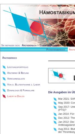 Vorschau der mobilen Webseite www.labor-im-dialog.de, Labor im Dialog