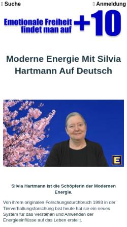 Vorschau der mobilen Webseite emotionale-freiheit.com, Silvia Hartmann