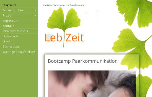 Vorschau von www.leb-zeit.de, Leb-Zeit