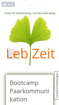 Vorschau der mobilen Webseite www.leb-zeit.de, Leb-Zeit