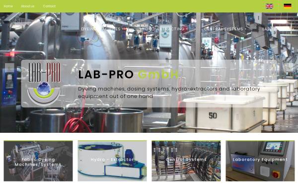 Vorschau von www.lab-pro.ch, LAB-PRO GmbH, Switzerland