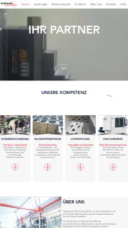 Vorschau der mobilen Webseite www.schwarz-maschinenbau.at, Schwarz Maschinenbau GmbH