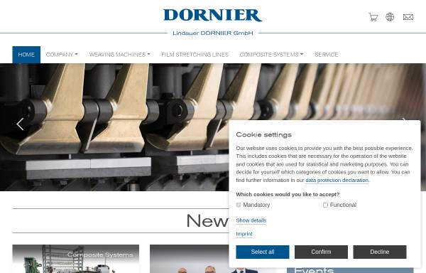 Vorschau von www.lindauerdornier.com, Lindauer Dornier GmbH