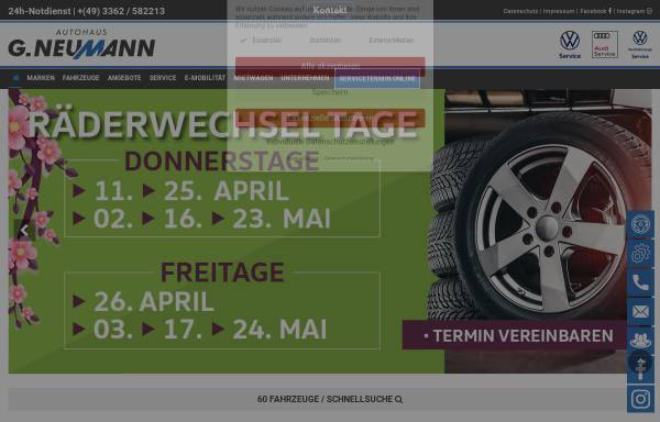 Vorschau von www.autohaus-neumann.de, Autohaus Günter Neumann GmbH