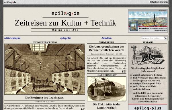 Vorschau von www.epilog.de, epilog