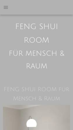 Vorschau der mobilen Webseite www.fengshui-room.de, Anette Kleiner