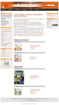 Vorschau der mobilen Webseite www.circle-of-music.de, Musikverlag circle of music