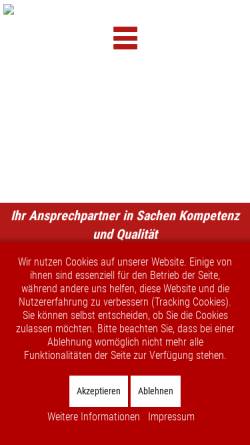 Vorschau der mobilen Webseite www.hannoversche-zimmerei.de, Hannoversche Zimmerei GmbH - Dachdeckerei & Tischlerei