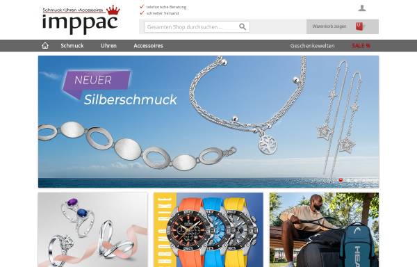Vorschau von www.imppac.de, Fit4Style Silberschmuck, IMPPAC imppac.de Frank Stoye e.K.