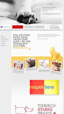 Vorschau der mobilen Webseite www.tierarzt-buchen.de, Tierärztliche Gemeinschaftspraxis Scheuermann und Kugel