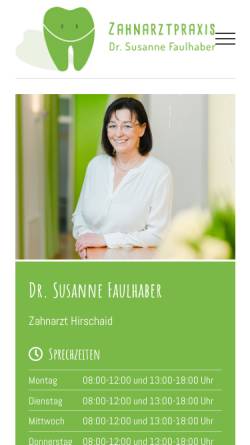Vorschau der mobilen Webseite zahnarzt-kinder.de, Dr. Susanne Schmittinger MSc. Kieferorthopädie