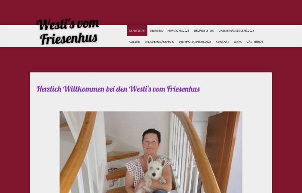 Vorschau von www.westis-vom-friesenhus.de, Vom Friesenhus