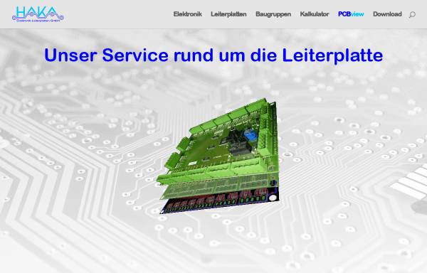 Vorschau von www.haka-lp.de, Haka Elektronik-Leiterplatten GmbH