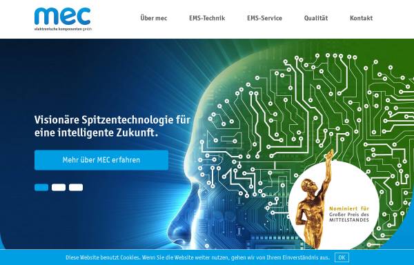 Vorschau von www.mec-elektronik.de, MEC Elektronische Komponenten GmbH