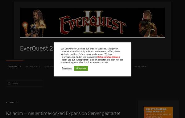 Vorschau von eq2.sam11.de, EverQuest 2 Extended