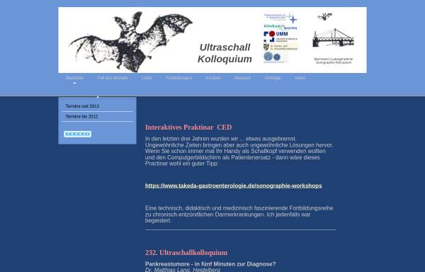 Mannheim-Ludwigshafener Ultraschallkolloquium