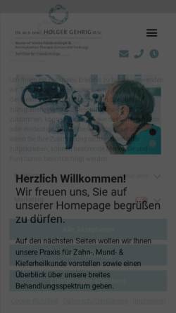 Dr. med. dent. Holger Gehrig M. Sc