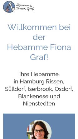 Vorschau der mobilen Webseite www.hebamme-fiona-graf.de, Graf, Fiona